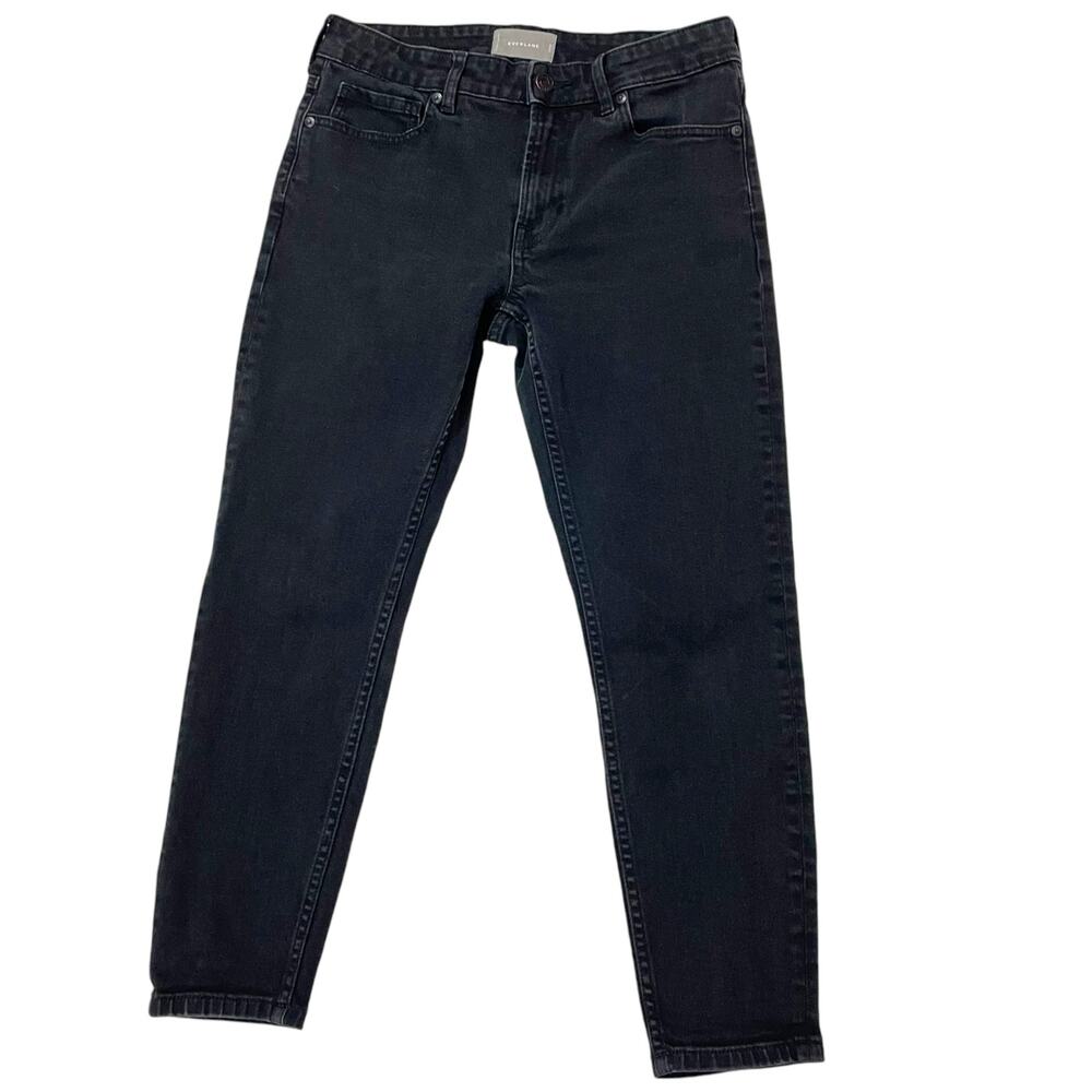 Everlane Mid-Rise Skinny Jeans - Washed Black - 28 Ankle